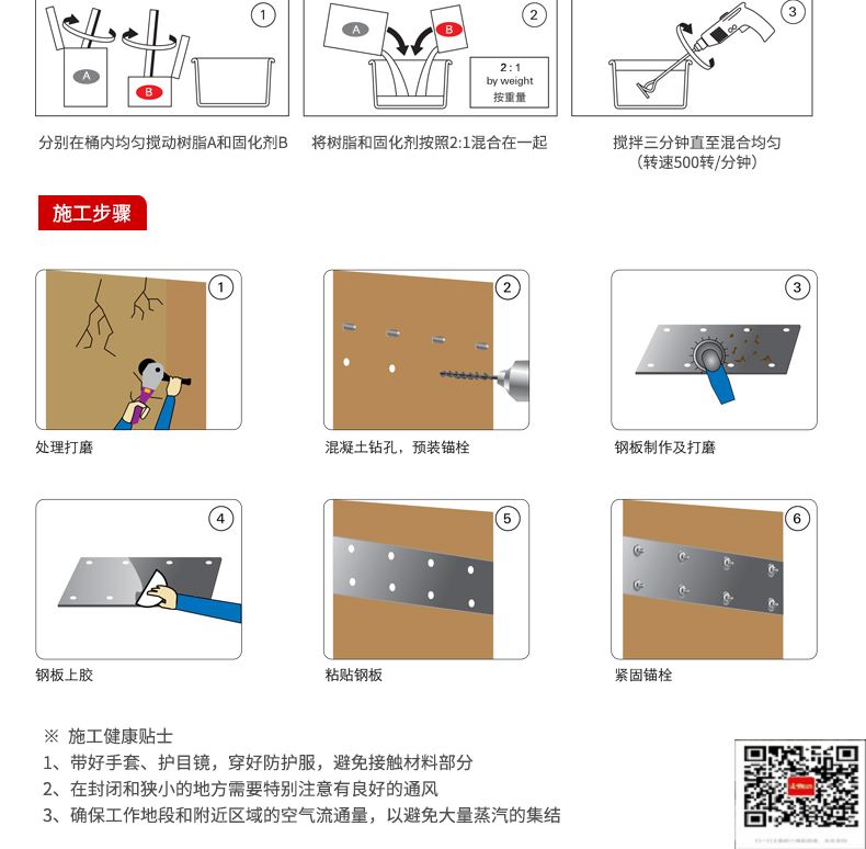 包钢覃塘粘钢加固施工过程